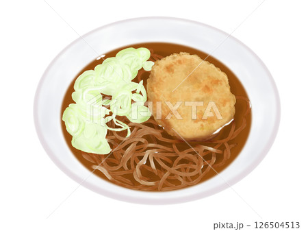 コロッケそば 126504513