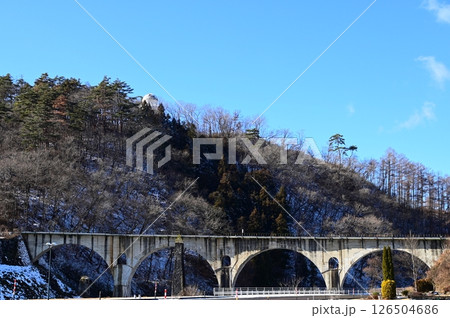 遠野遺産第99号めがね橋周辺の景観 遠野遺産第99号めがね橋周辺の景観 126504686
