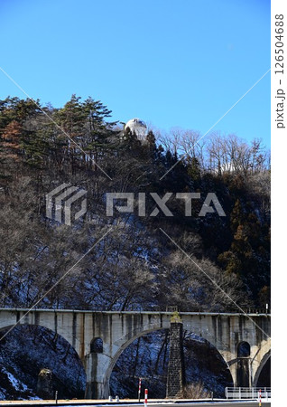 遠野遺産第99号めがね橋周辺の景観 遠野遺産第99号めがね橋周辺の景観 126504688