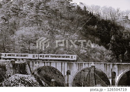 遠野遺産第99号めがね橋周辺の景観 126504719