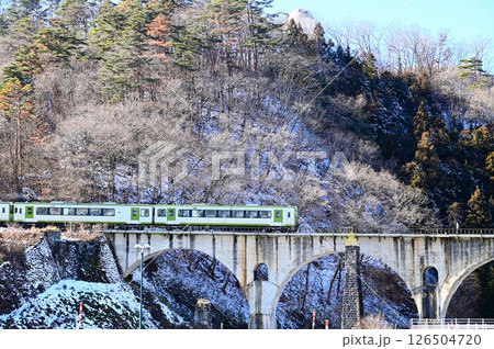 遠野遺産第99号めがね橋周辺の景観 126504720
