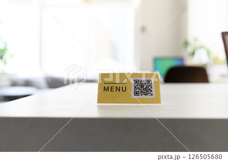 QRコードメニュー 126505680