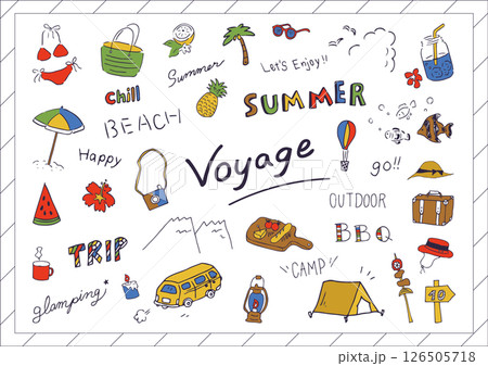 旅行アナログ素材集	 126505718