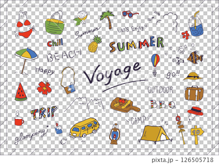 旅行アナログ素材集	 126505718