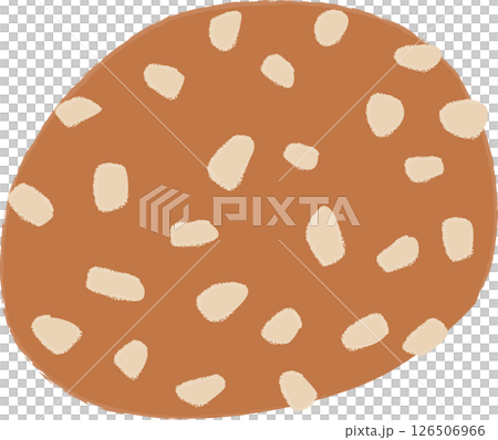 シンプルなカレーパンのイラスト 126506966
