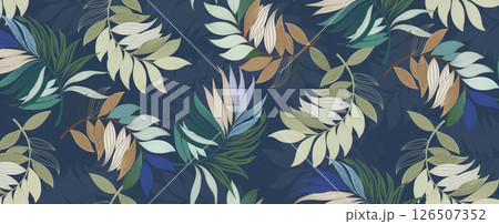 Creative Hand Drawn Floral and Scrollwork Pattern Illustrations 126507352