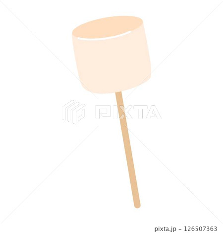 Marshmallow stick for birthday snack 126507363