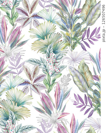 Whimsical Handmade Scroll Floral Design Sketch Graphics 126507496