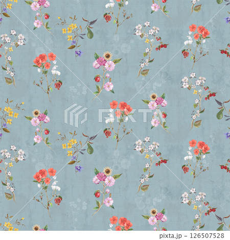 Whimsical Handmade Scroll Floral Design Sketch Graphics Whimsical Handmade Scroll Floral Design Sketch Graphics 126507528