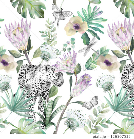 Whimsical Handmade Scroll Floral Design Sketch Graphics 126507533