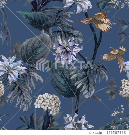 Whimsical Handmade Scroll Floral Design Sketch Graphics Whimsical Handmade Scroll Floral Design Sketch Graphics 126507538