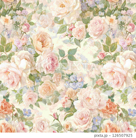 Artistic Hand Crafted Floral Curly Design Illustration Pieces 126507925