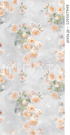 Artistic Hand Crafted Floral Curly Design Illustration Pieces 126507949