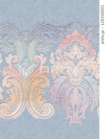 Stunning Vintage-Inspired Floral Scrollwork Art Drawings 126508001