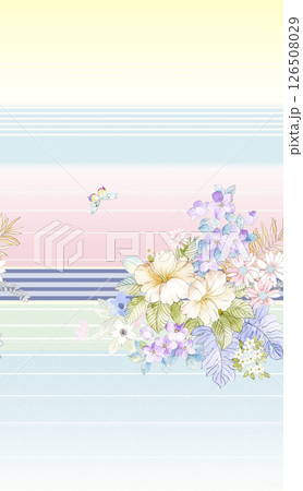 Stunning Vintage-Inspired Floral Scrollwork Art Drawings 126508029