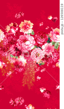 Captivating Botanical Scroll and Floral Motif Artworks Captivating Botanical Scroll and Floral Motif Artworks 126508119