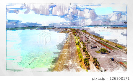 スケッチ風 スケッチ 風景 キレイ 俯瞰 ドローン写真 上空 空 山 空中 浮遊 幻想的 ドローン スケッチ風 スケッチ 風景 キレイ 俯瞰 ドローン写真 上空 空 山 空中 浮遊 幻想的 ドローン 126508171