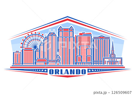 Vector illustration of Orlando Vector illustration of Orlando 126509607