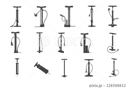 Air Pump Silhouette, Air Pump Vector, Pump Vector, Bicycle Pump Silhouette, Bike Pump Silhouette, Balloon Air Pump Vector. Air Pump Silhouette, Air Pump Vector, Pump Vector, Bicycle Pump Silhouette, Bike Pump Silhouette, Balloon Air Pump Vector. 126509812