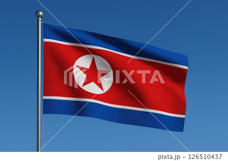 朝鮮民主主義人民共和国　国旗 126510437