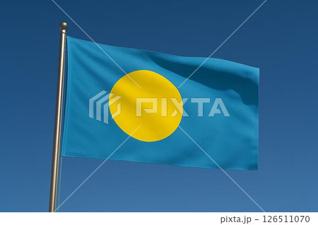 パラオ共和国 国旗 パラオ共和国 国旗 126511070