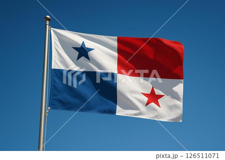 パナマ共和国 国旗 パナマ共和国 国旗 126511071