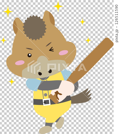 A cute horse character swinging a bat (Year of the Horse, Sports Illustration) A cute horse character swinging a bat (Year of the Horse, Sports Illustration) 126511590