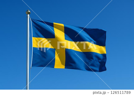 スウェーデン王国　国旗 126511789