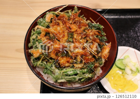 静岡 三島 桜えびのかき揚げ丼 静岡 三島 桜えびのかき揚げ丼 126512110