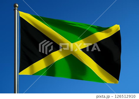 ジャマイカ　国旗 126512910