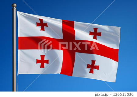 ジョージア 国旗 ジョージア 国旗 126513030