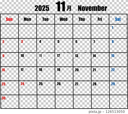 Simple Calendar (November) 126513050