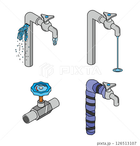 水道の凍結トラブル 水道の凍結トラブル 126513107