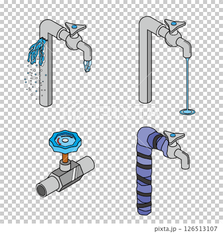 水道の凍結トラブル 水道の凍結トラブル 126513107