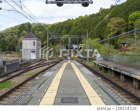 能勢電鉄妙見線の妙見口駅 126514310