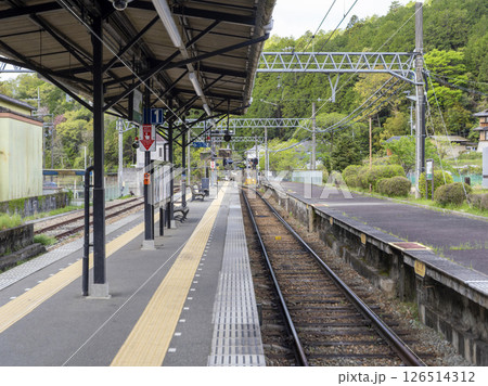 能勢電鉄妙見線の妙見口駅 126514312