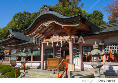 京都 西院春日神社の本殿 京都 西院春日神社の本殿 126514644