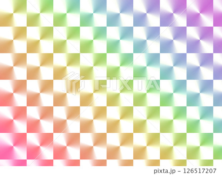 キラキラシール ホログラム 背景 素材 グラデーション 126517207