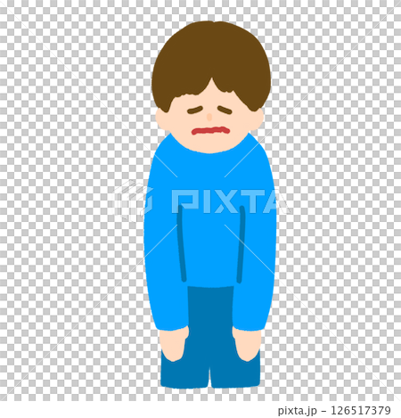 一名男子撫摸肩膀的插圖 一名男子撫摸肩膀的插圖 126517379