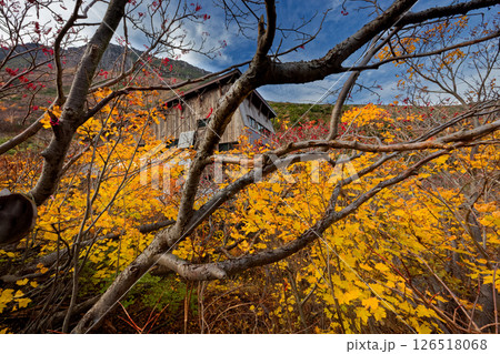 紅葉の安達太良山・くろがね小屋 126518068