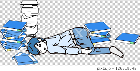 Fainting _ Unmotivated man Fainting _ Unmotivated man 126519348