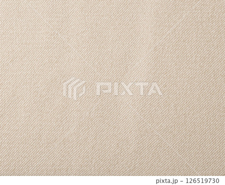 無地のベージュの布テクスチャー 126519730