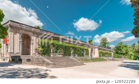 Palais du Capitole timelapse hyperlapse in Jardin public de Bordeaux, France Palais du Capitole timelapse hyperlapse in Jardin public de Bordeaux, France 126522288