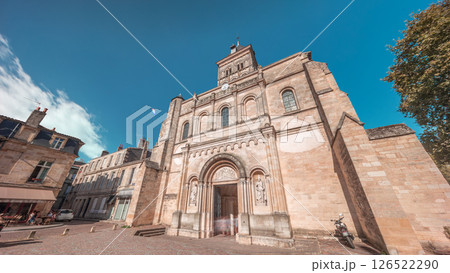 Saint Seurin Basilica timelapse hyperlapse in Bordeaux, France 126522290