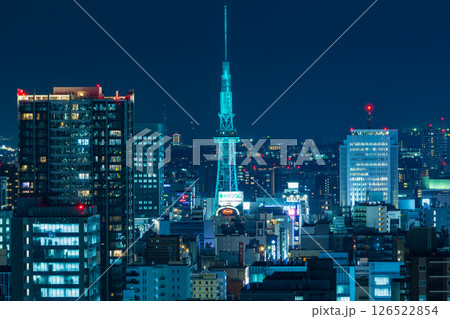 名古屋夜景 名古屋駅前から栄方面 名古屋夜景 名古屋駅前から栄方面 126522854