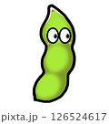 ポップでかわいい枝豆 126524617