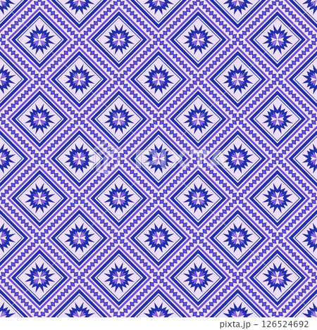 seamless geometric pattern with squares 126524692