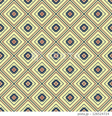 seamless geometric pattern with squares 126524724