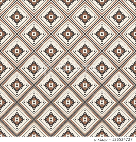 seamless geometric pattern with squares 126524727