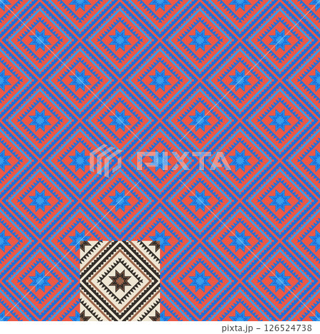 seamless geometric pattern with squares seamless geometric pattern with squares 126524738